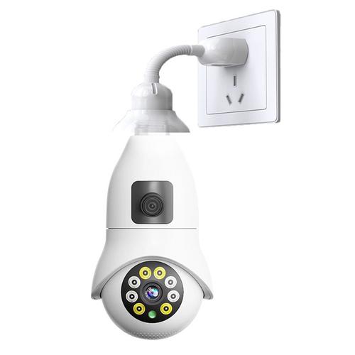 NexHT Cámara de Seguridad HD 2K con Doble Lente Seguridad y