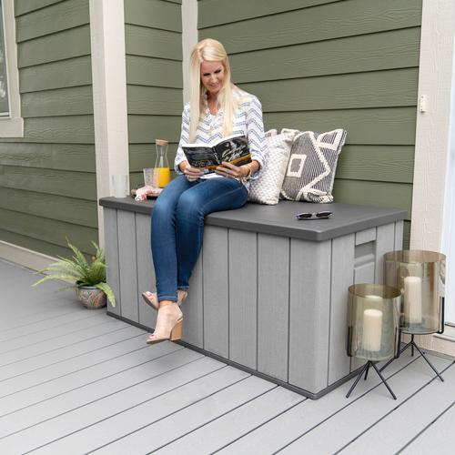 Lifetime Outdoor Storage Deck Box 150 Gal Outdoor Pricesmart