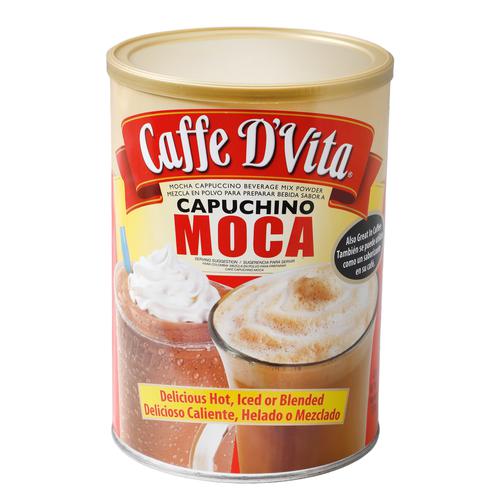 6 Pack) Caffe D'Vita Caramel Macchiato Instant Powder Mix, 6 - 16 oz  Canisters. Naturally caffeinated 