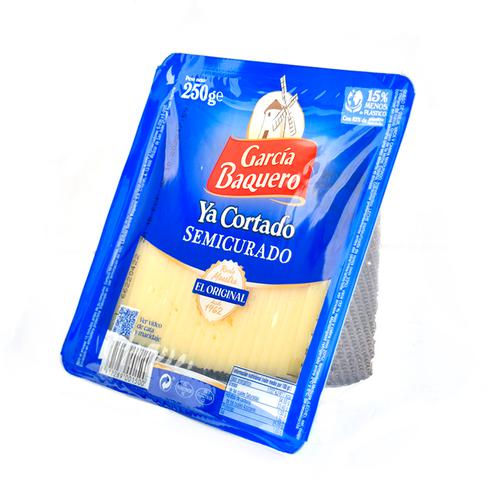 Garcia Baquero Queso Ya Cortado Semicurado 250 G / 8.8 Oz | Lácteos Y ...