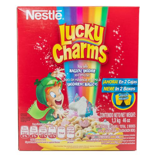 Nestle Cereal Lucky Charms 2 Unidades 652 g / 23 oz