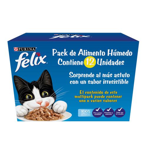 pub Autonomía ellos Felix Comida Húmeda para Gatos Sabores Surtidos 12 Unidades / 85 g |  PriceSmart Colombia