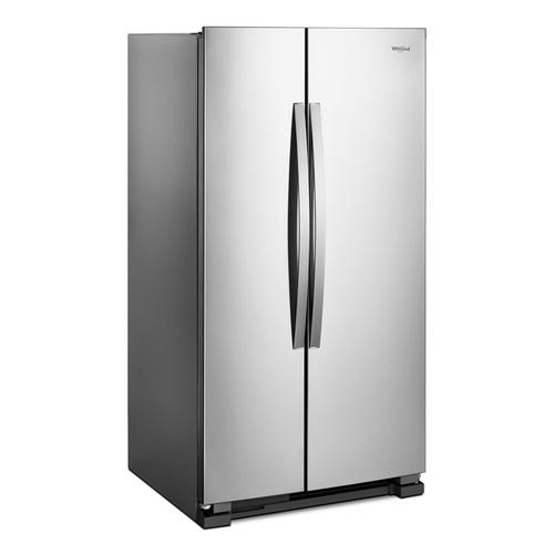 Whirlpool 25 Cu Ft Side By Side 2 Door Refrigerator Stainless Steel   196b4bf1013c6d19a5efea7111c88a368ae1a8c5 Refrigerators 469924 02 