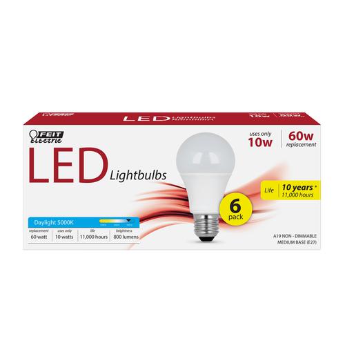 Feit Electric LED Bulb 10 W 6 Units | Electrical Equipment & Supplies ...
