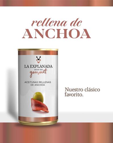 Aceituna Rellena de Anchoas – Pesquería Mercado Gourmet