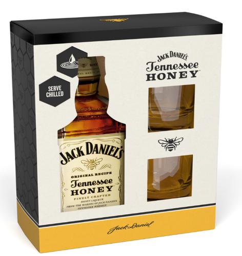 Jack Daniels Honey Whiskey Gift Pack 750 ml