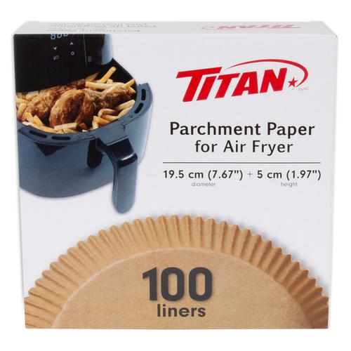 Titan Papel Antiadherente para Freidora de Aire 100 Unidades / 7.6 / 19.5  cm, Hogar, Pricesmart, Santa Ana