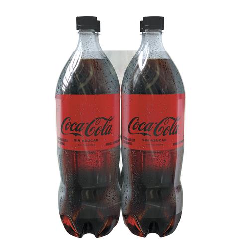 Coca Cola Gaseosa Zero 4 Unidades / 2.5 lt / 84 oz, Bebidas, Pricesmart, Barranquilla