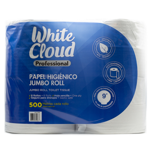 Papel Higienico Blanco Jumbo 500 Mts X 6 Unidades Oferta