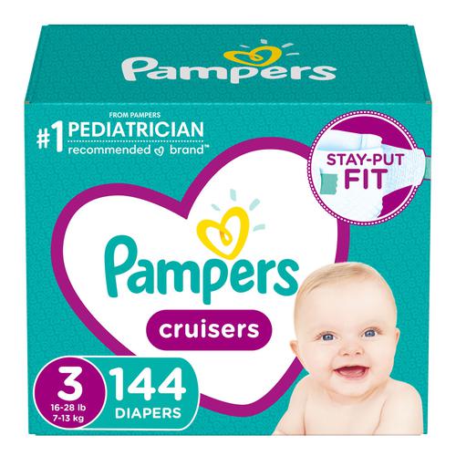 Pampers Cruisers Pañales para Bebé Talla 3 144 Unidades | PriceSmart Virgin  Islands, US