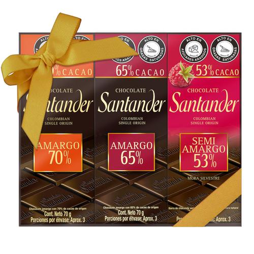 Santander Chocolate 3 Units / 70 g Candy, Chocolate & Gum