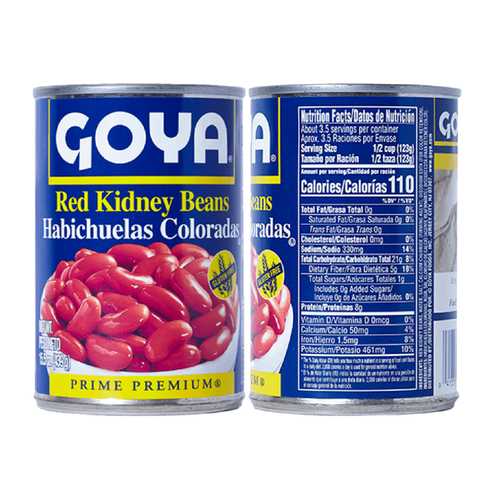Goya Red Kidney Beans 6 Pack/15 oz Canned Food Pricesmart St