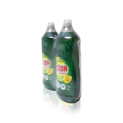 Axion Dishwashing Liquid Lemon 2 Units 1.4 L / 47 oz Cleaning