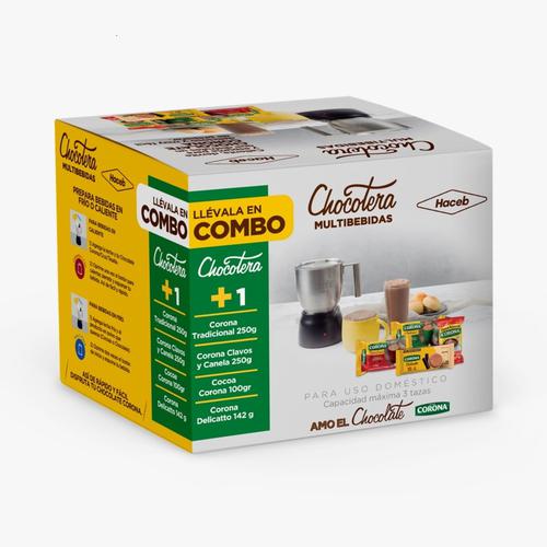 Haceb y Corona Kit de Chocotera y Chocolate Café y té Pricesmart