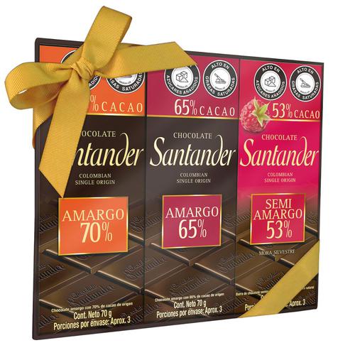 Santander Chocolate 3 Units / 70 g Candy, Chocolate & Gum