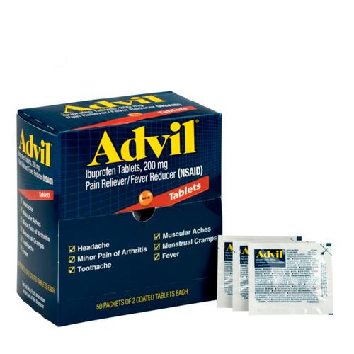 Advil Ibuprofen Tablets for Safe and Effective Relief 100 Units / 200