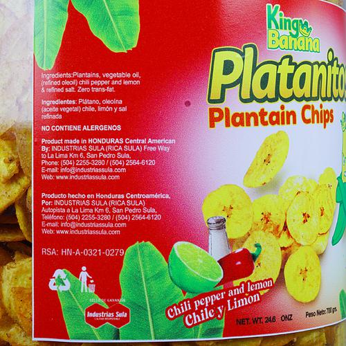 Rica Sula Chili and Lemon Flavor Hot Plantains 700 g | Snacks ...