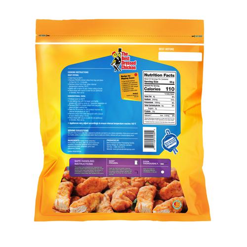 Best Dressed Breaded Chicken Strips 1.36 kg / 3 lb Poultry