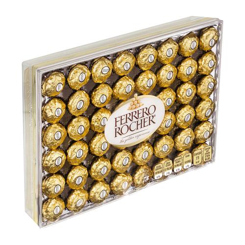 Ferrero Rocher Chocolate Relleno 48 Unidades / 12.5 g Dulces