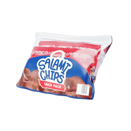 Induveca Salami Chips con Platanitos 6 Unidades / 50 g Snacks