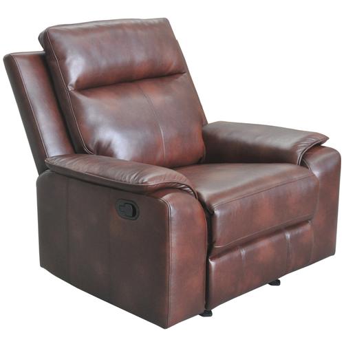 Sofá reclinable de piel sintética, sofá reclinable manual, sillón  reclinable para sala de estar, sofá individual, sillón reclinable moderno,  silla de
