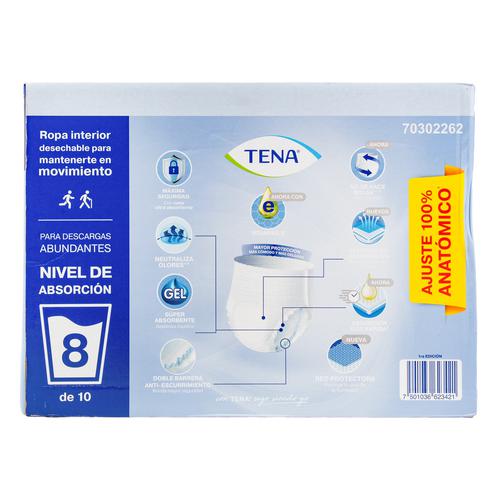TENA 68011 - Pañal para adultos súper breve, XL, extra grande, de gran  absorción, paquete de 15