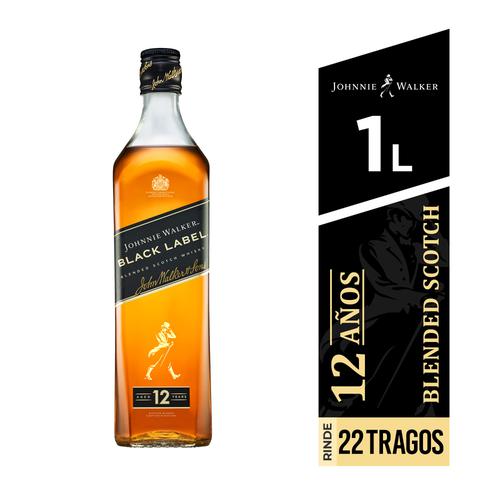 Johnnie Walker Black Label 12 Year Blended Scotch Whisky Bottle 1