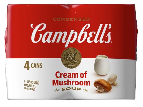 Campbell's Cream of Mushroom 4 Units / 10.5 oz | Oils, Baking ...
