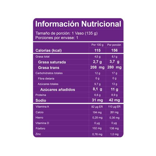 Zorba Yogurt Griego Sabores Surtidos, 6 Unidades / 135 g / 4.7 oz