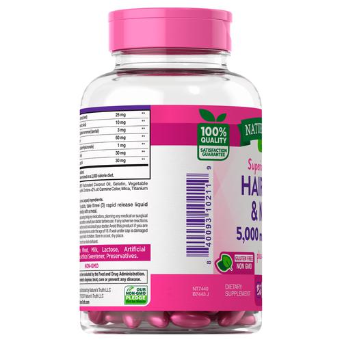 Nature's Truth Skin Hair and Nails 165 Tablets | PriceSmart Dominican  Republic
