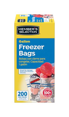 Ziploc Double Zipper Freezer Bag, Gallon, 38-count, 4-pack | eBay