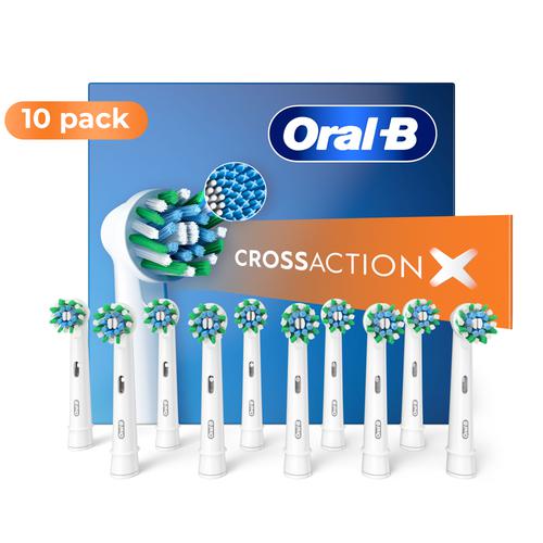 Oral-B Repuesto de Cabezas de Cepillo Eléctrico CrossAction 10 Unidades