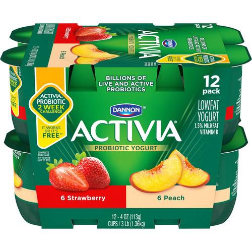 Activia Yogurt Bajo en Grasa 12 Unidades / 113 g / 4 oz, Lácteos y Huevos, Pricesmart, Florencia