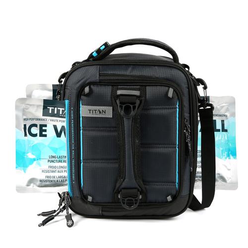 Titan Deep Freeze Expandable Lunch Box with 2 Ice Walls- Blue - Invastor