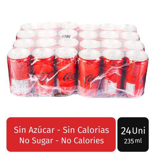 Coca Cola Original en Lata 24 Unidades / 235 ml / 8.27 oz