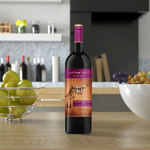 Yellow Tail Red Wine Aged in Barrel 750 ml Liquor, Beer & Wine