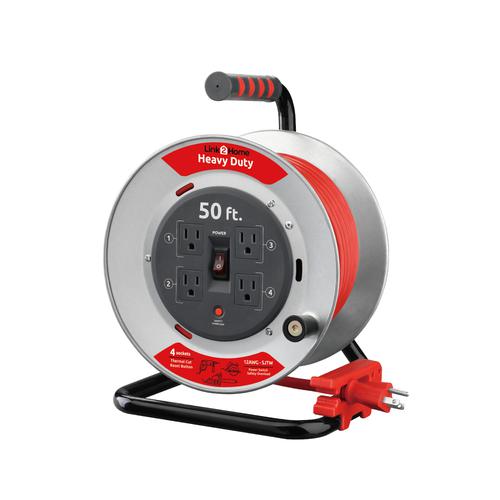 Link2Home Metal Cable Reel 50' / 15.2 m | Electrical Equipment ...