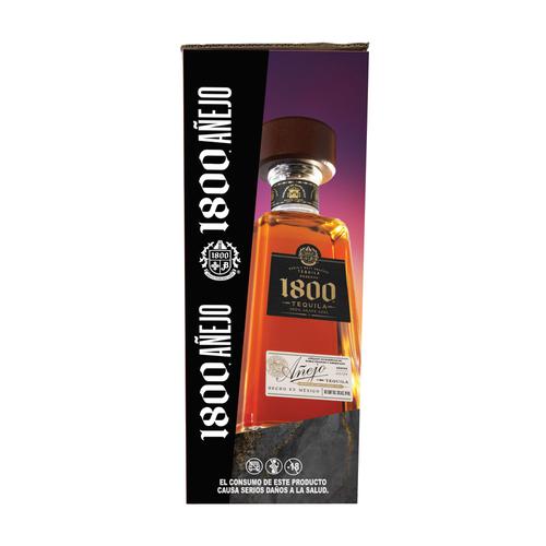 1800 Estuche de Regalo Tequila Cristalino + Tequila Añejo + Tabla