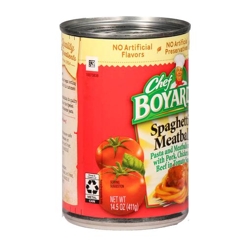 Chef Boyardee Spaghetti & Meatball 6 units / 15 oz ...