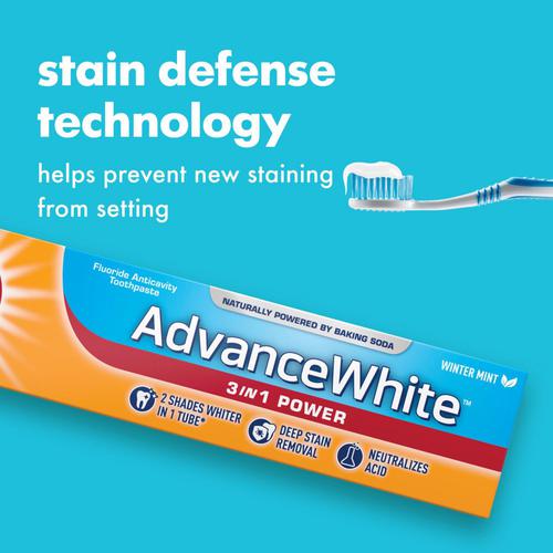 Arm & Hammer Advance White Toothpaste 3 Units / 120 ml Oral Care