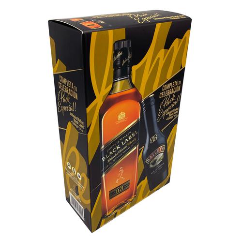 Johnnie Walker Gift Pack Black Label 1 L + Baileys 375 ml ...