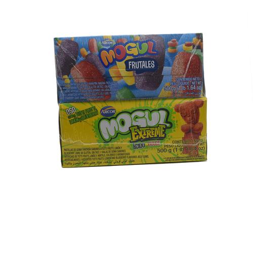 Mogul Assortment of Sour and Fruity Gummies 2 Units /500 gr Candy