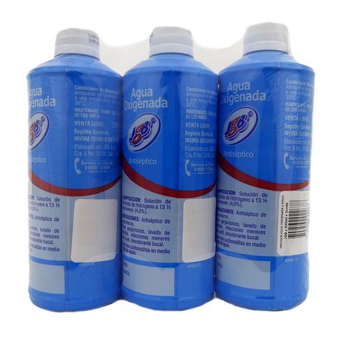 JGB Agua Oxigenada 3 unidades/ 500 ml | PriceSmart Colombia