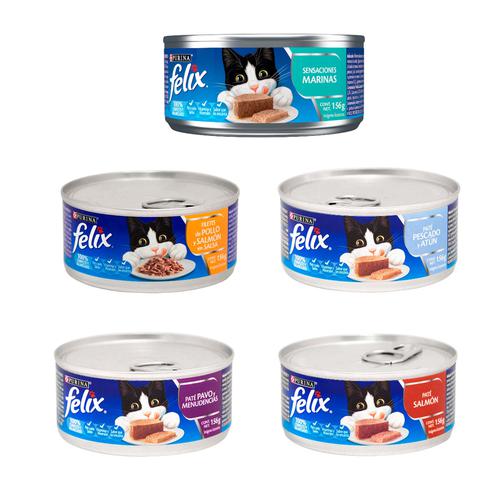 felix cat food cans