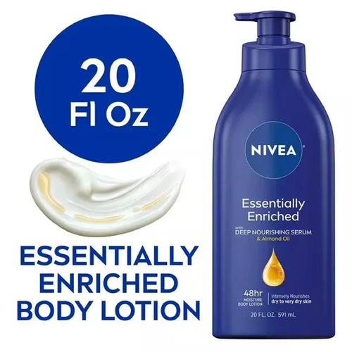 Nivea Essentially Enriched Paquete de Loción Corporal y Crema de Manos ...