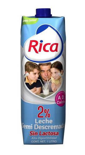 Rica Leche Liquida Sin Lactosa 12 Unidades / 1 L / 33.81 oz, Lácteos y  Huevos, Pricesmart, Los Prados