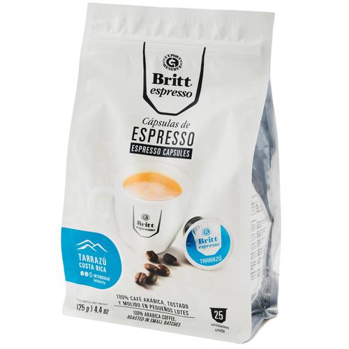 Britt Cápsulas de Cafe 25 unidades / 5 g | PriceSmart Costa Rica