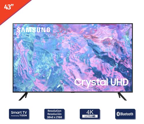 Samsung 109.22 cm / 43 Pulgadas Smart Tizen 4K LED UHD TV UN43CU7000PXPA, Electrónicos, Pricesmart, Santa Ana