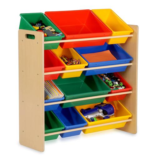 Mueble organizador de juguetes  Organizador de juguetes, Cubos de  almacenaje, Contenedores de plástico