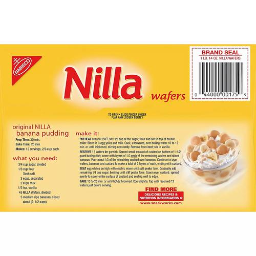 Nabisco Vanilla Cookies 2 Units / 425 g Cookies, Desserts, and Ice